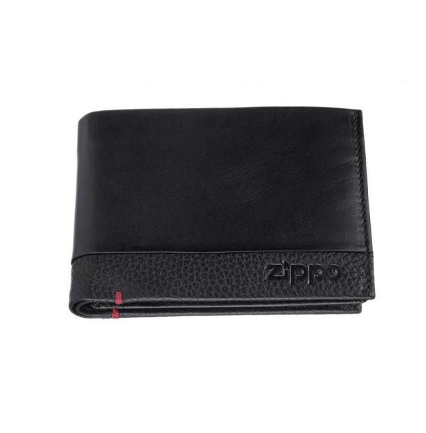 Портмоне ZIPPO с защитой от сканирования RFID чёрное 12x2x9 см 2006020