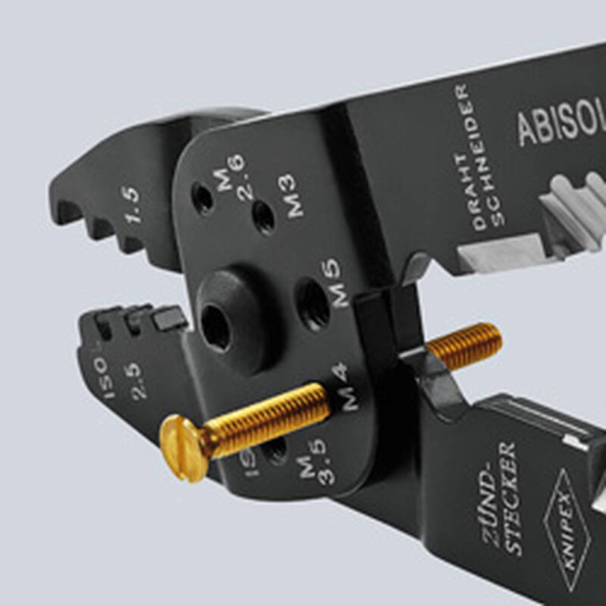 Пресс-клещи для резки и зачистки кабеля KNIPEX KN-9722240 2