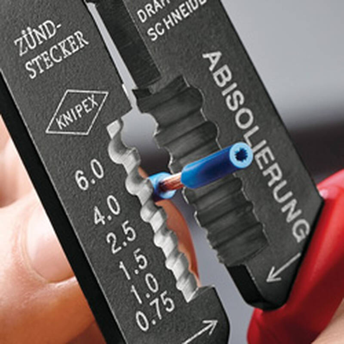 Пресс-клещи для резки и зачистки кабеля KNIPEX KN-9722240 3