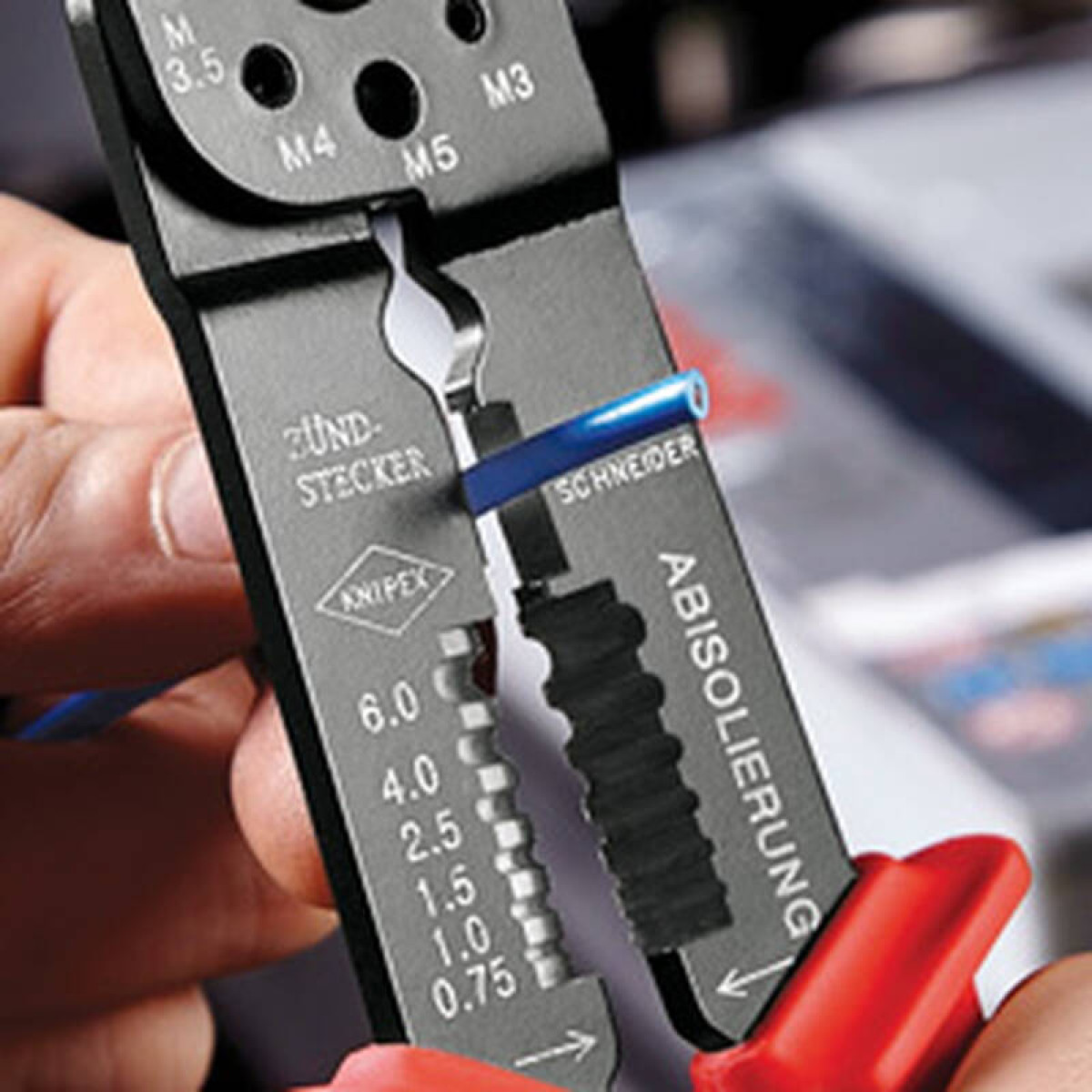 Пресс-клещи для резки и зачистки кабеля KNIPEX KN-9722240 6