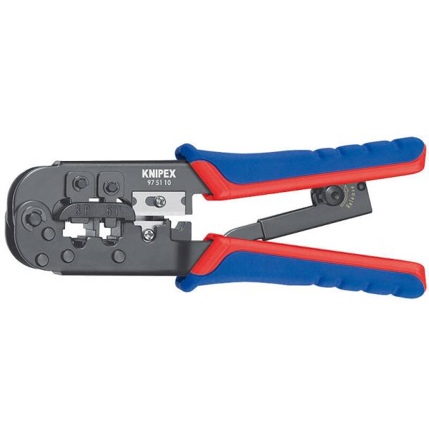 Пресс-клещи KNIPEX для штекеров типа RJ KN-975110