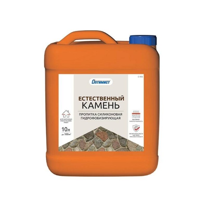 Пропитка C405 ОПТИМИСТ естественный камень 10л OPL019