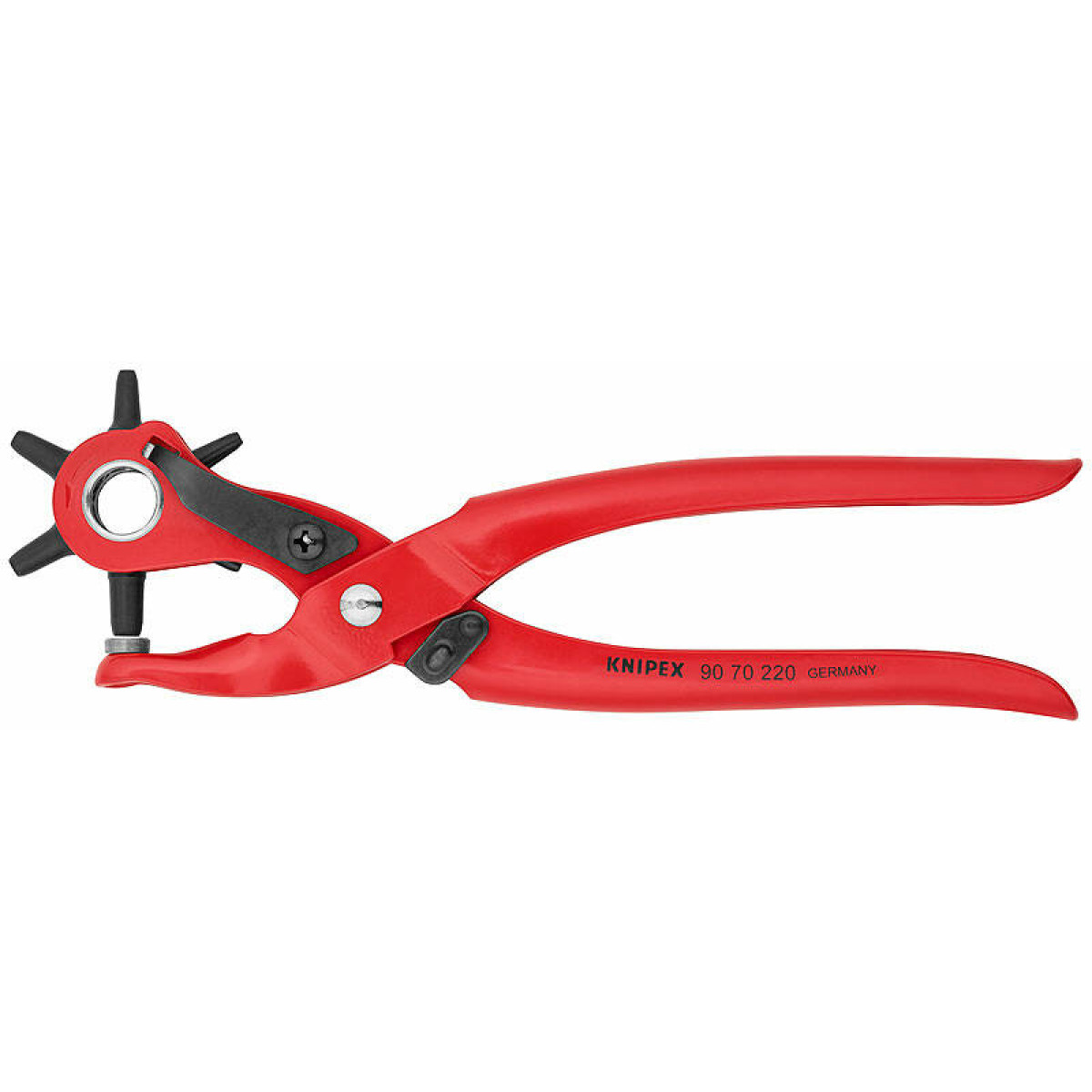 Просекатель с револьверной головкой для просекания отверстий в коже KNIPEX KN-9070220SB 1