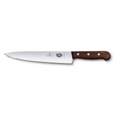 Разделочный нож VICTORINOX Rosewood, лезвие 22 см, коричневый, в подарочной коробке