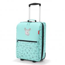 Чемодан детский Reisenthel Trolley XS cats and dogs mint