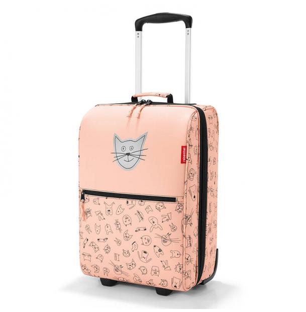 Чемодан детский Reisenthel Trolley XS cats and dogs rose IL3064