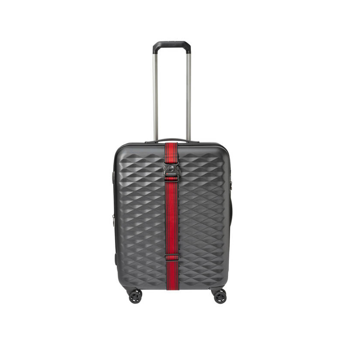 Ремень багажный WENGER 604597 черный/красный 2