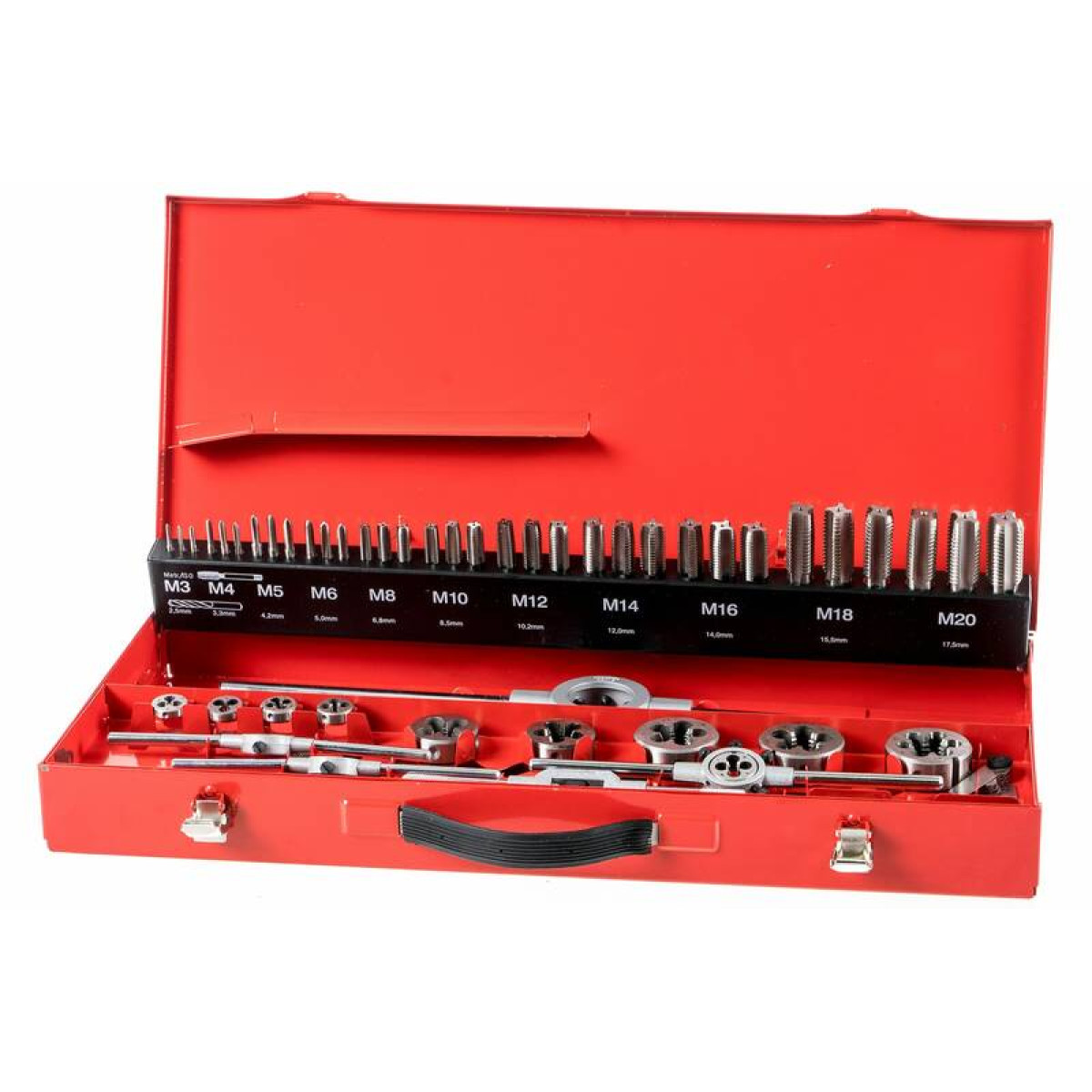 Резьбонарезной набор RUKO M3-M20 HSS 54шт 245040 1