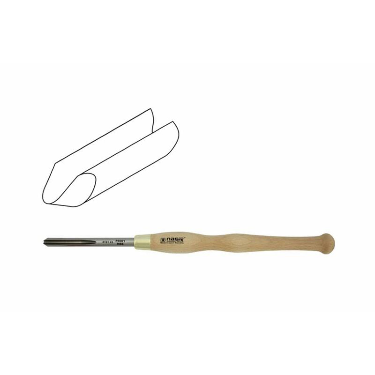 Резец токарный Narex HSS Line Profi 13х150х465 мм 819103 1