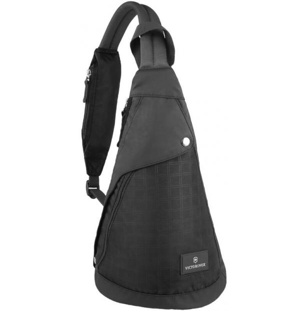 Рюкзак с одним плечевым ремнём VICTORINOX Monosling, чёрный, нейлон Versatek™, 23x14x41 см, 13 л 32388801