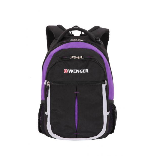 Рюкзак WENGER 13852915 чёрный/фиолетовый/серебристый 22 л