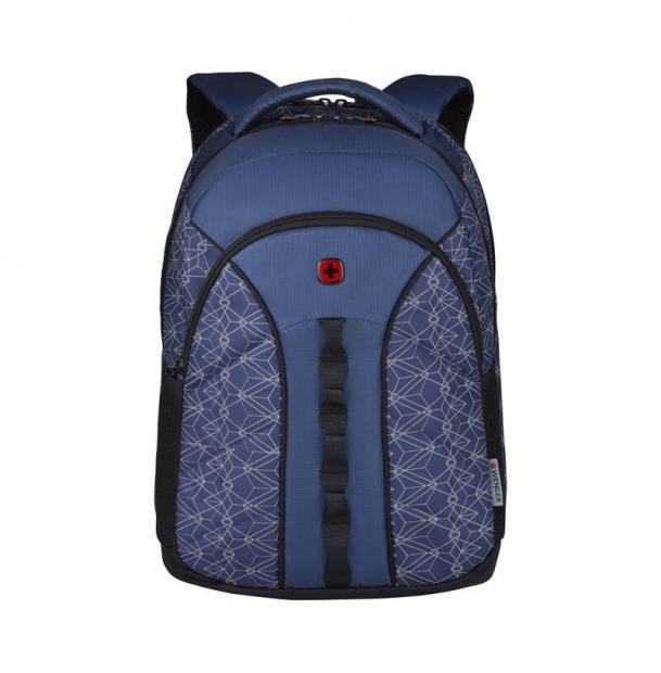 Рюкзак WENGER 16 610214 синий со светоотражающим принтом 27 л