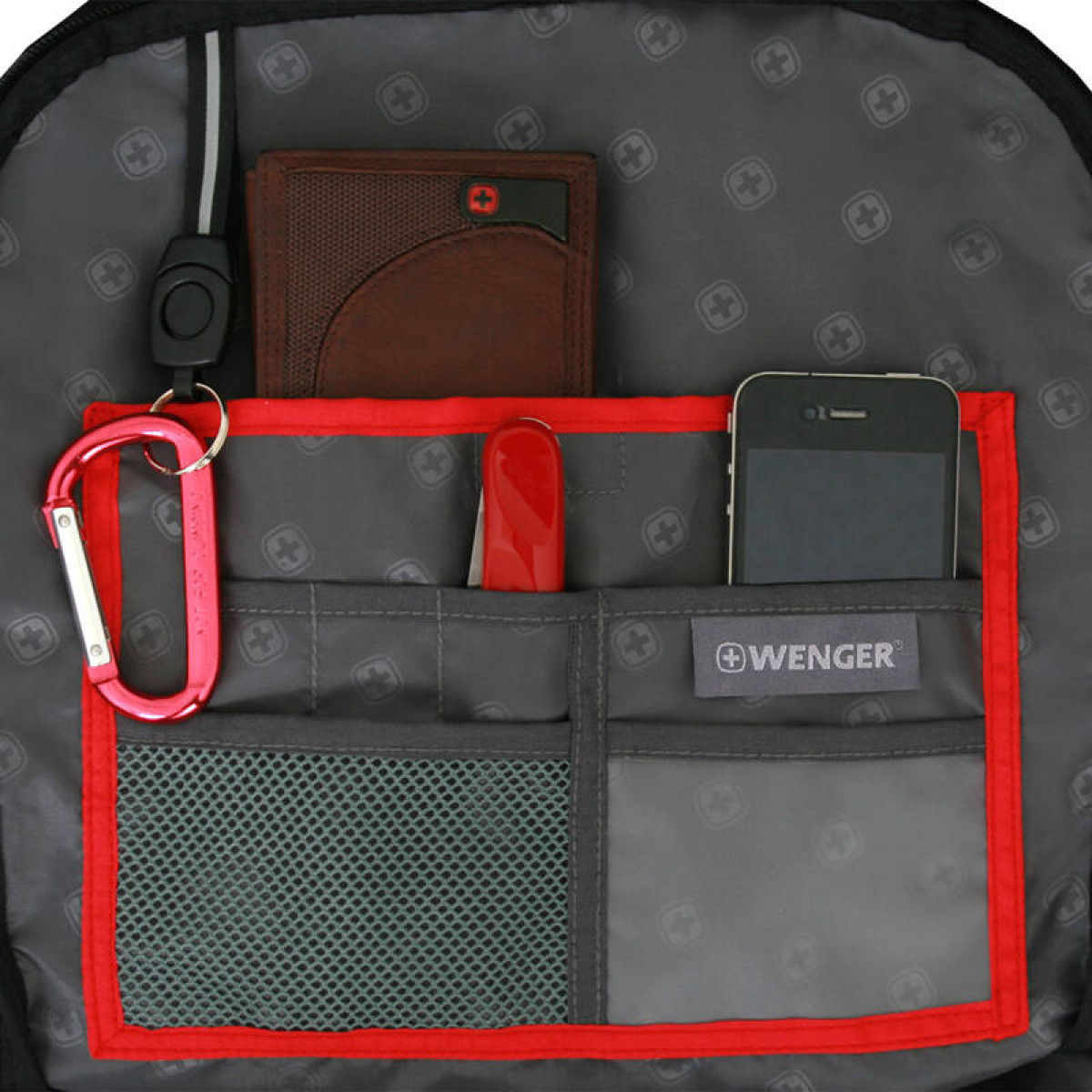 Рюкзак WENGER 30582215 серый/черный 33 л 4