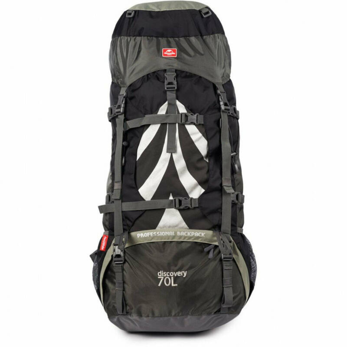 Рюкзак Naturehike NH70B070-B 70L черно-серый 6927595709009 1