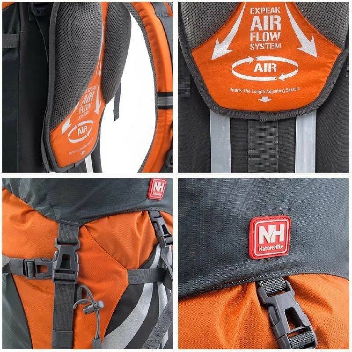 Рюкзак Naturehike NH70B070-B 70L оранжевый 6927595709016 6