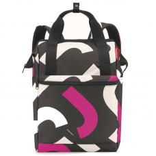 Рюкзак женский Reisenthel Allrounder R Large Signature Bold Pink JS3069, городской, мужской, сумка рюкзак, для ноутбука