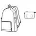 Рюкзак складной женский Reisenthel Mini Maxi Fifties Dots AP7009, для обуви, школьный, спортивный 