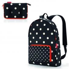 Рюкзак складной женский Reisenthel Mini Maxi Mixed Dots AP7051, для обуви, школьный, спортивный 
