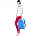Рюкзак складной женский Reisenthel Mini Maxi Azure Dots AP4058, для обуви, школьный, спортивный 