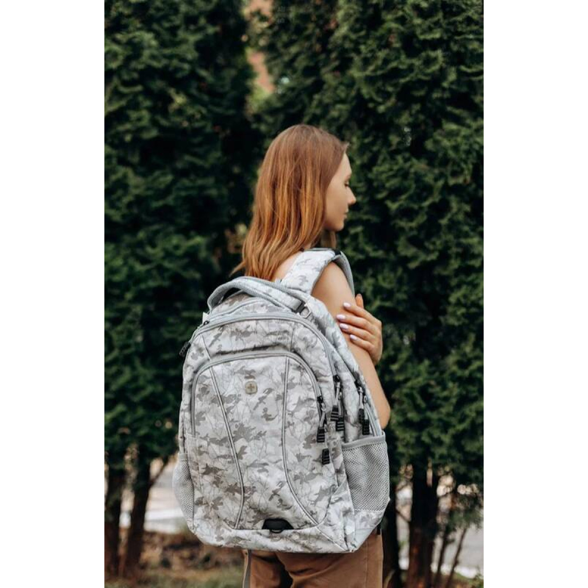 Рюкзак WENGER 15” 6659400408 серый камуфляж 32 л 3