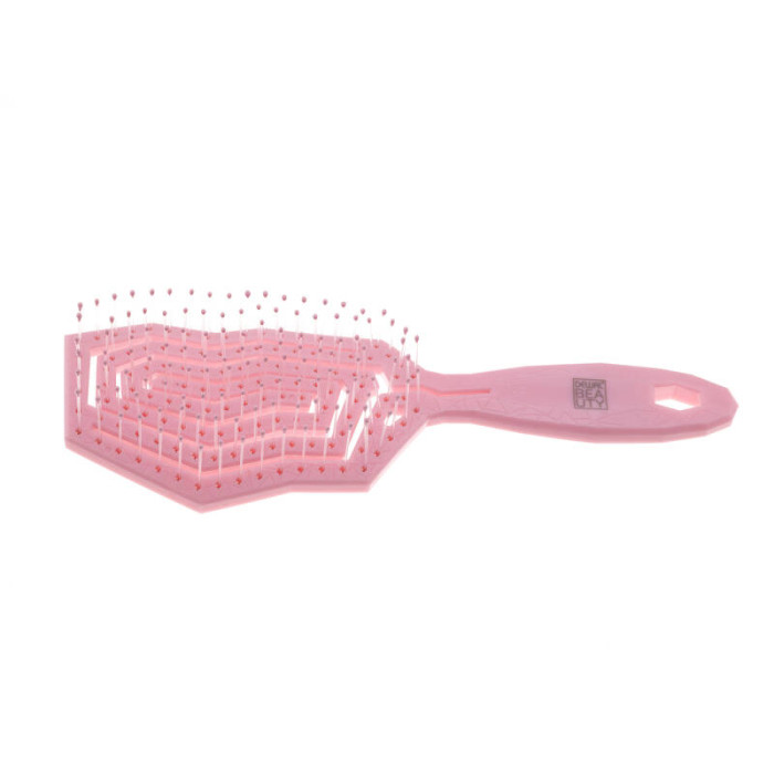 Щетка продувная DEWAL BEAUTY Eco-Friendly с нейлоновым штифтом DBEA5457-Pink