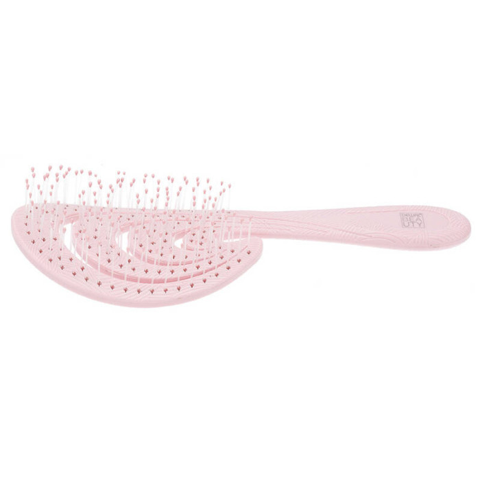 Щетка продувная DEWAL BEAUTY Ocean wave с нейлоновым штифтом DBEF8-1Pink