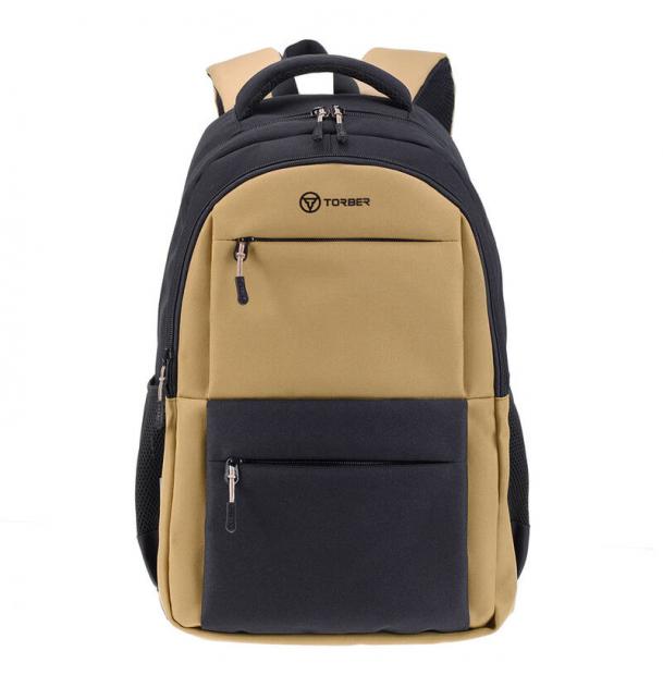 Школьный рюкзак TORBER  CLASS X T2602-22-BEI-BLK