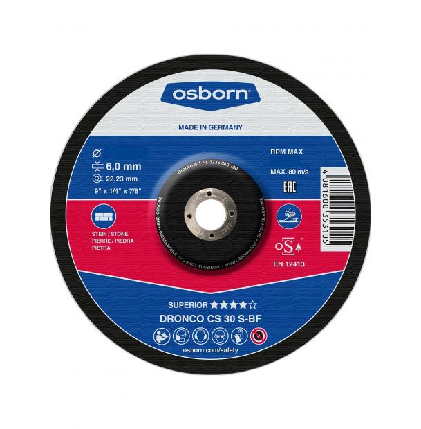 Шлифовальный диск по камню CS30S 125х6х22,23 DRONCO 3126660100