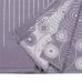 Скатерть из хлопка фиолетово-серого цвета Tkano TK21-TC0025 180х180см