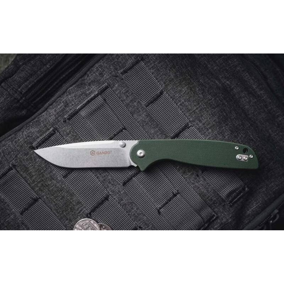 Складной нож Ganzo G6803-GB, зеленый 8
