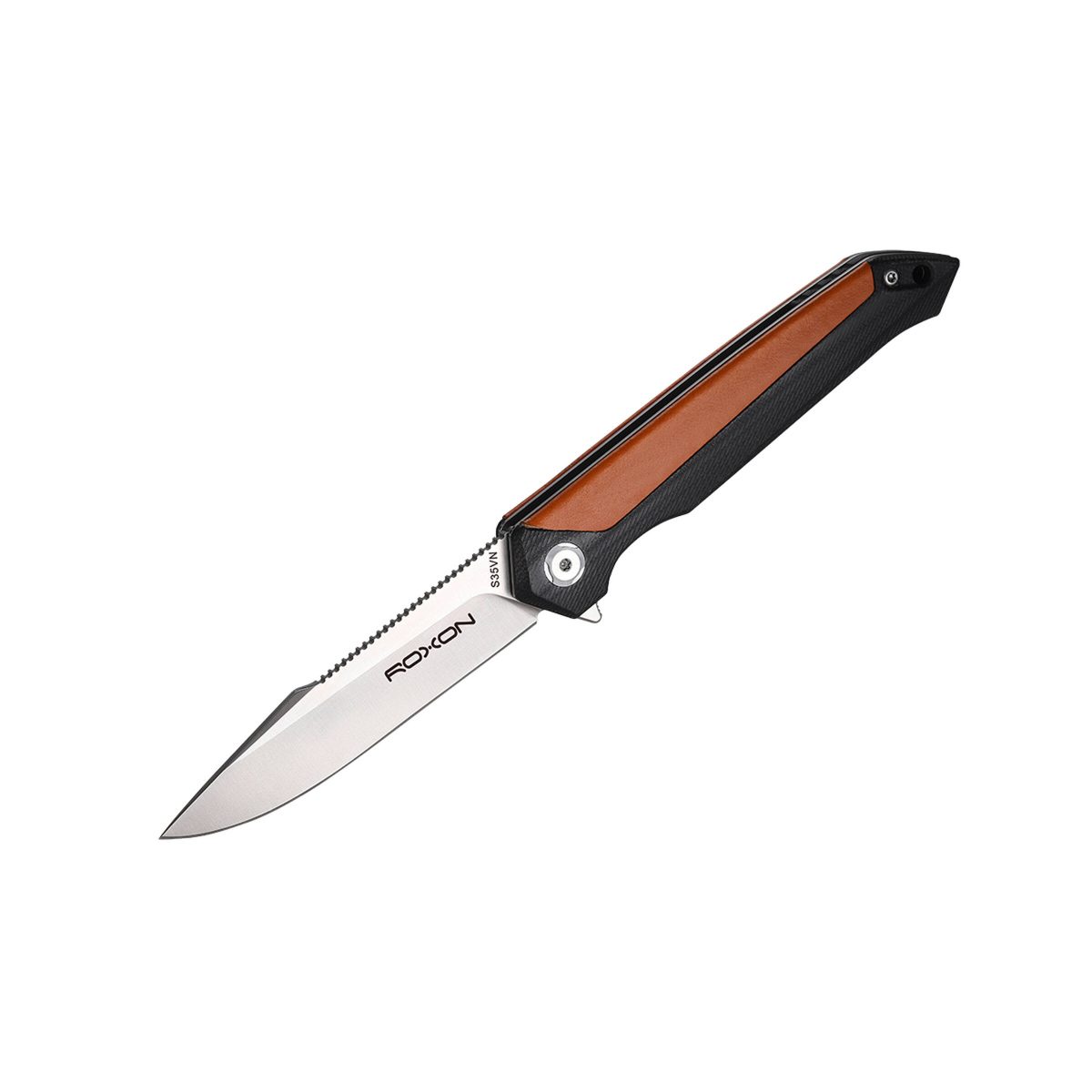 Складной нож Roxon K3-S35VN-BR, коричневый 1