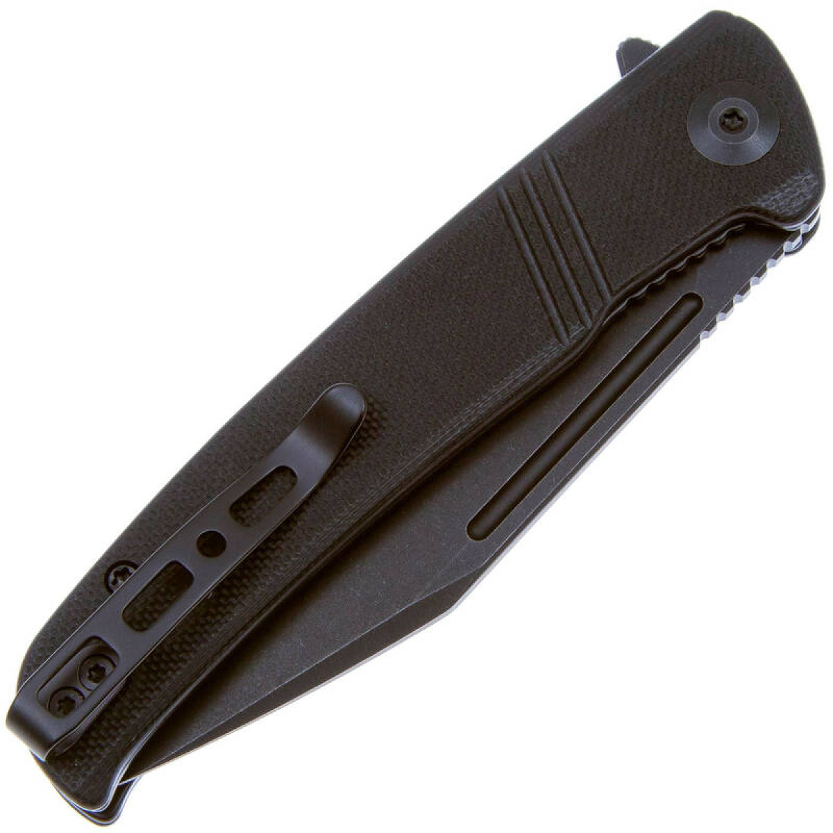 Складной нож Sencut Brazoria Blackwash сталь D2 SA12A, рукоять Black G10 10