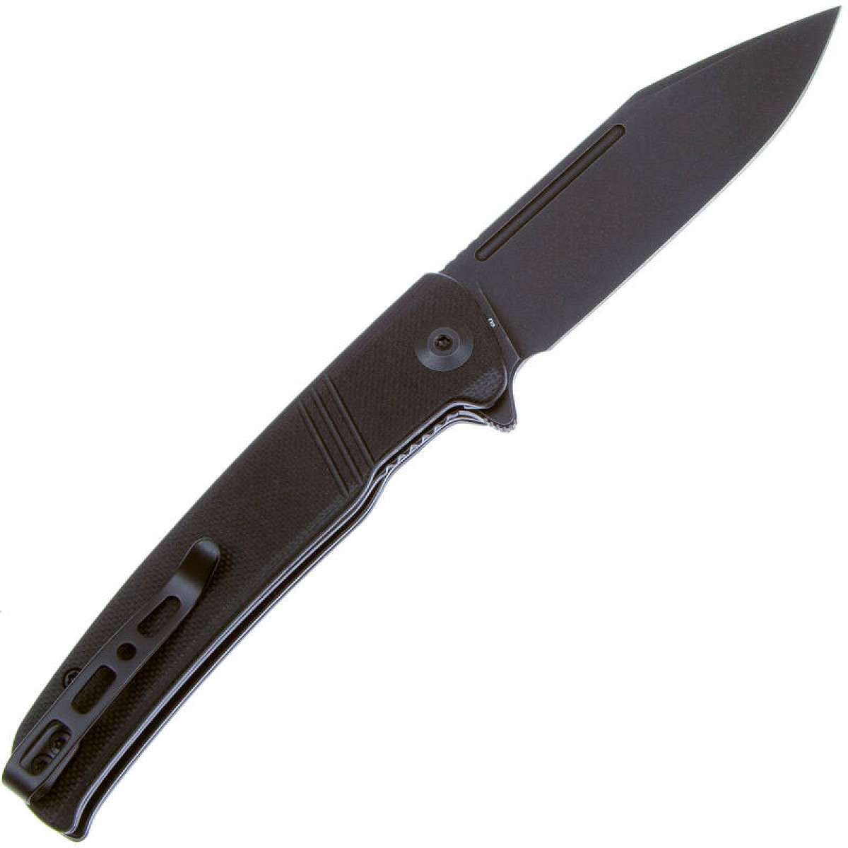 Складной нож Sencut Brazoria Blackwash сталь D2 SA12A, рукоять Black G10 7