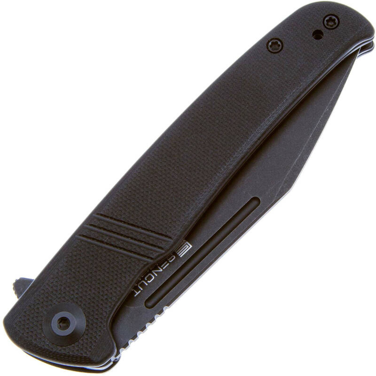 Складной нож Sencut Brazoria Blackwash сталь D2 SA12A, рукоять Black G10 8