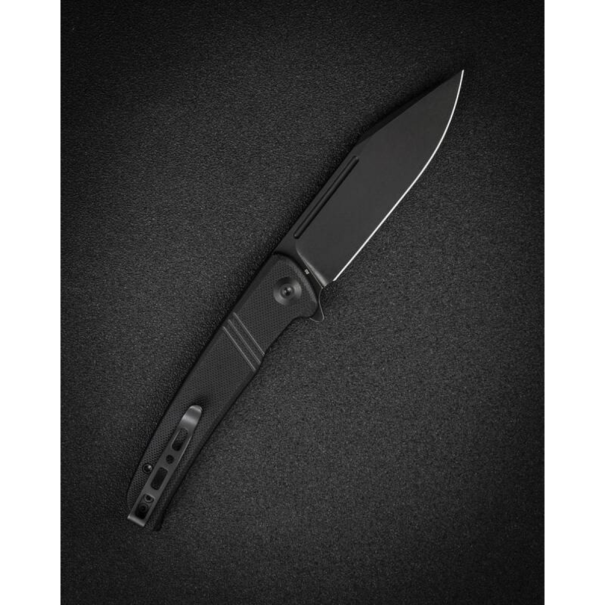 Складной нож Sencut Brazoria Blackwash сталь D2 SA12A, рукоять Black G10 11