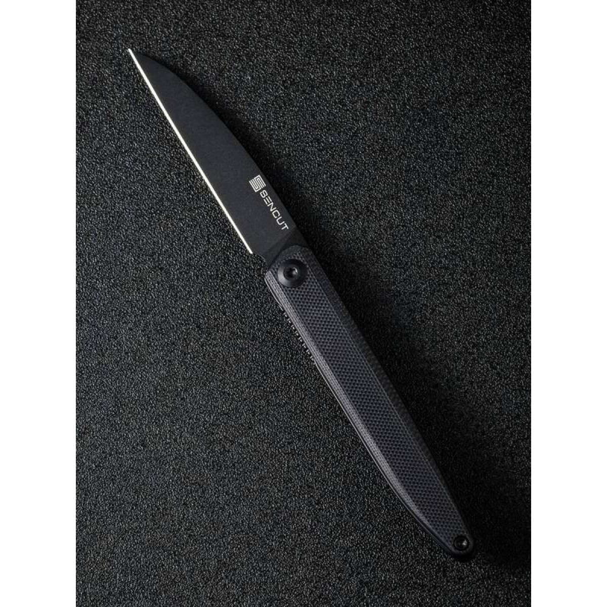 Складной нож SENCUT Jubil D2 S20029-2 Black Handle G10 Black 8