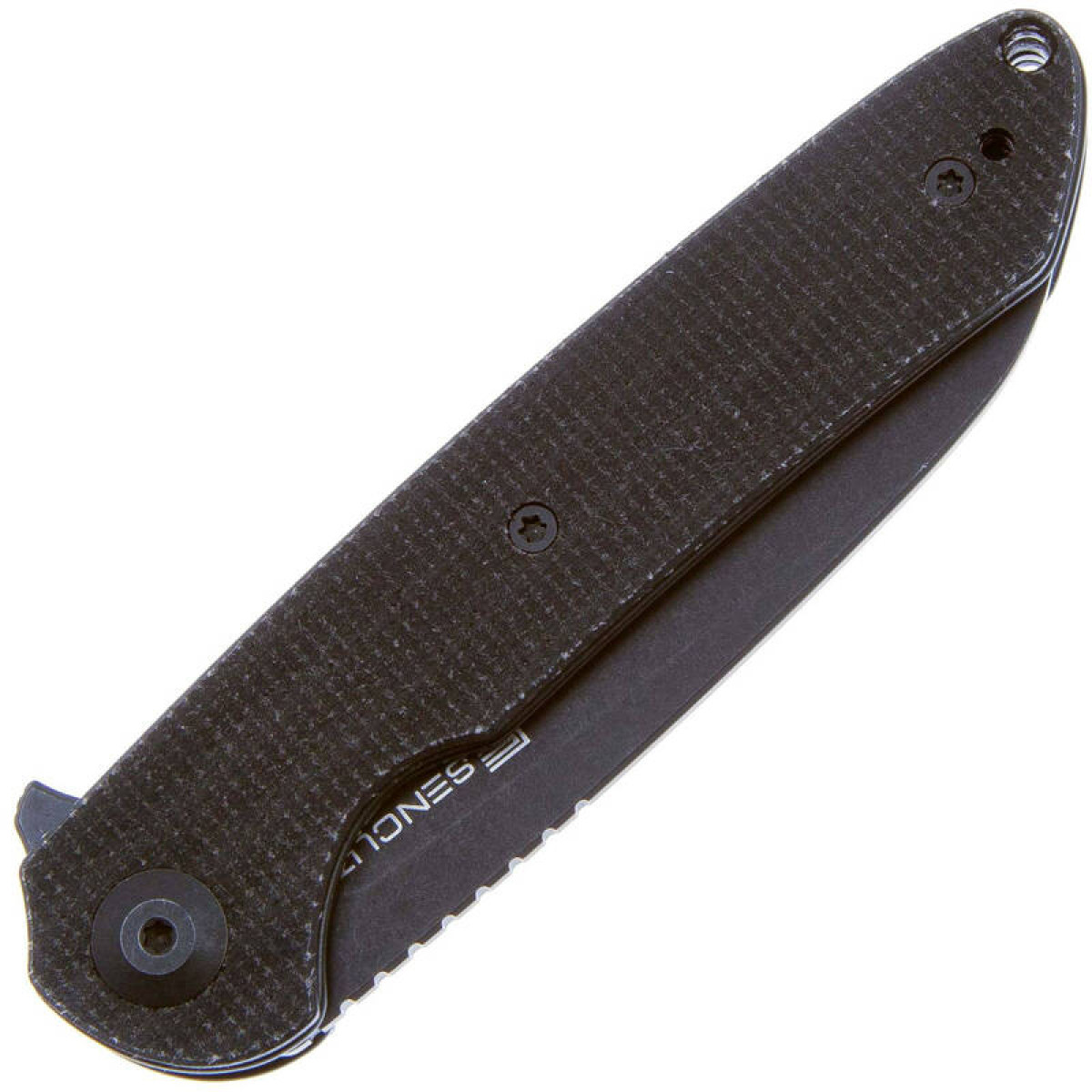 Складной нож Sencut Kyril сталь S22001-3, рукоять Black Micarta 9