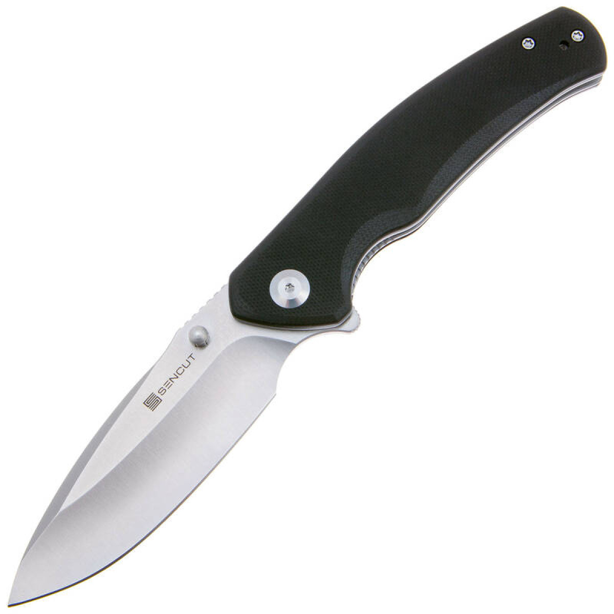 Складной нож Sencut Slashkin satin сталь D2 S20066-1, рукоять Black G10 1