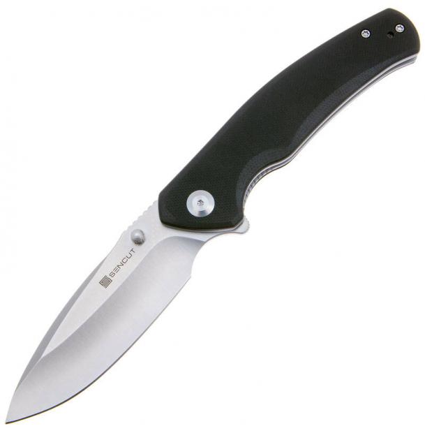 Складной нож Sencut Slashkin satin сталь D2 S20066-1, рукоять Black G10