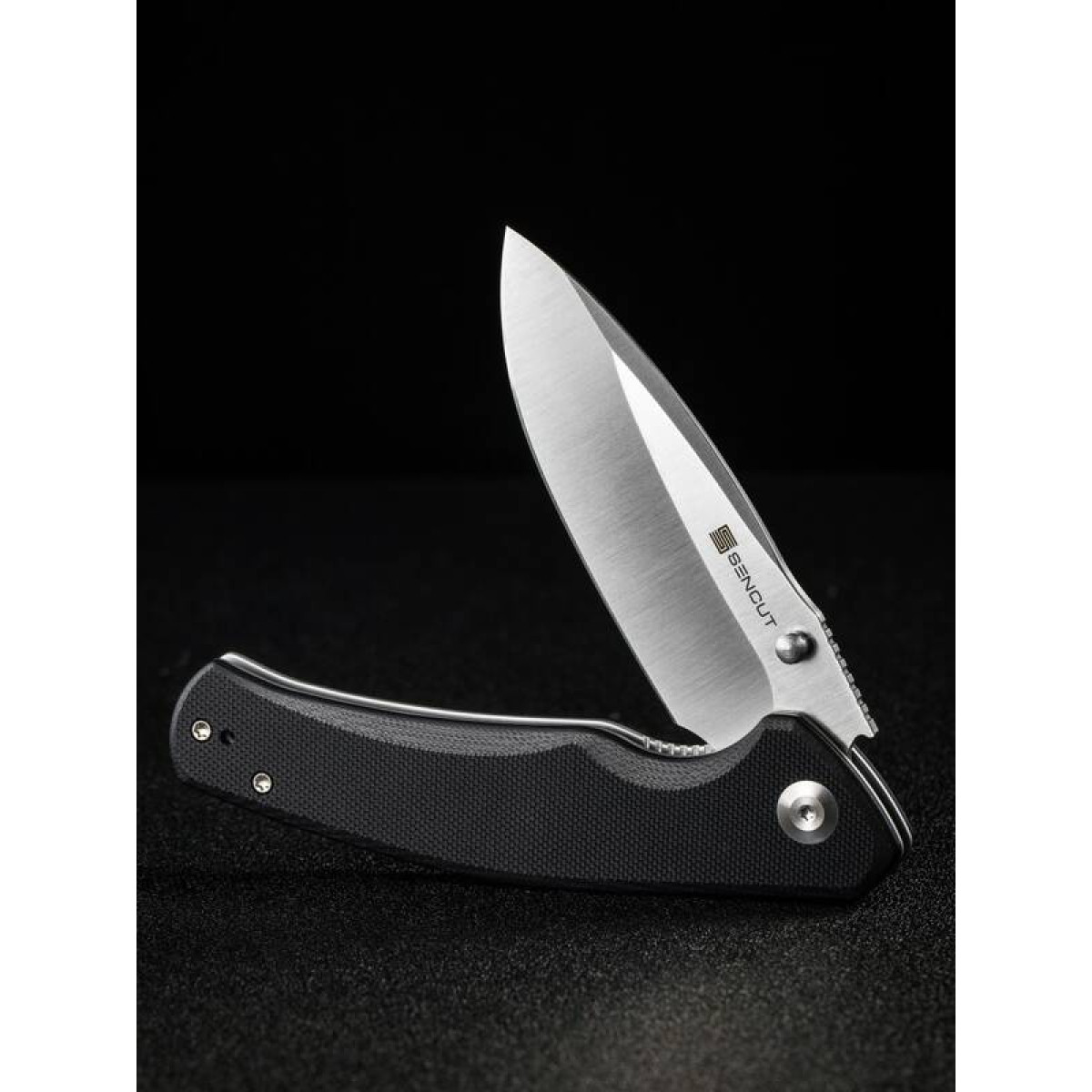 Складной нож Sencut Slashkin satin сталь D2 S20066-1, рукоять Black G10 7