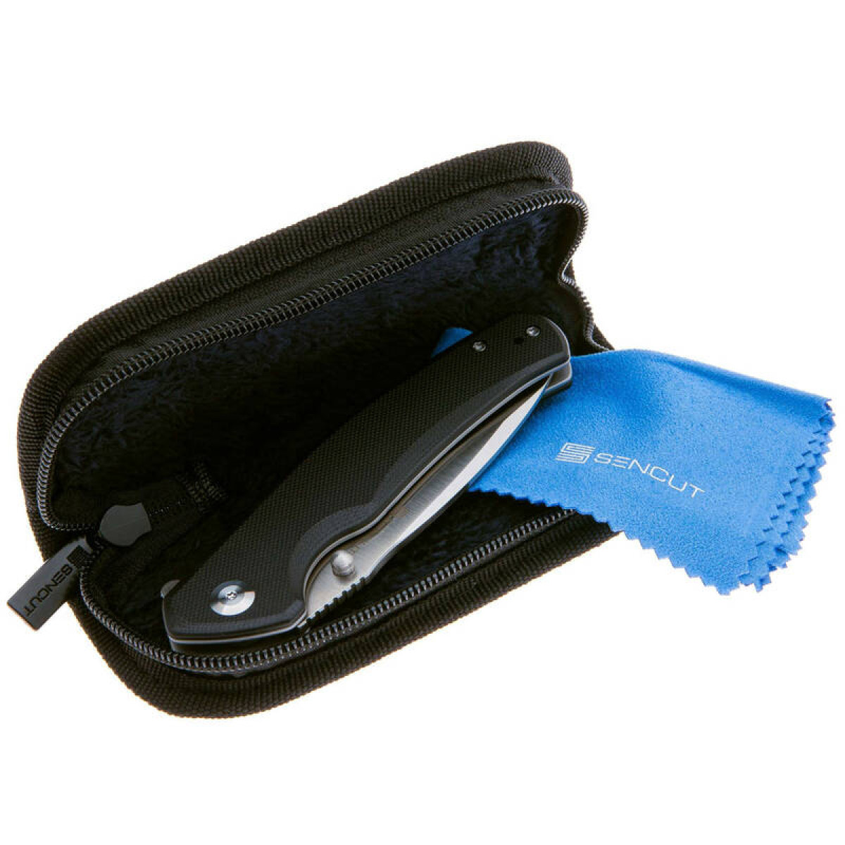 Складной нож Sencut Slashkin satin сталь D2 S20066-1, рукоять Black G10 3