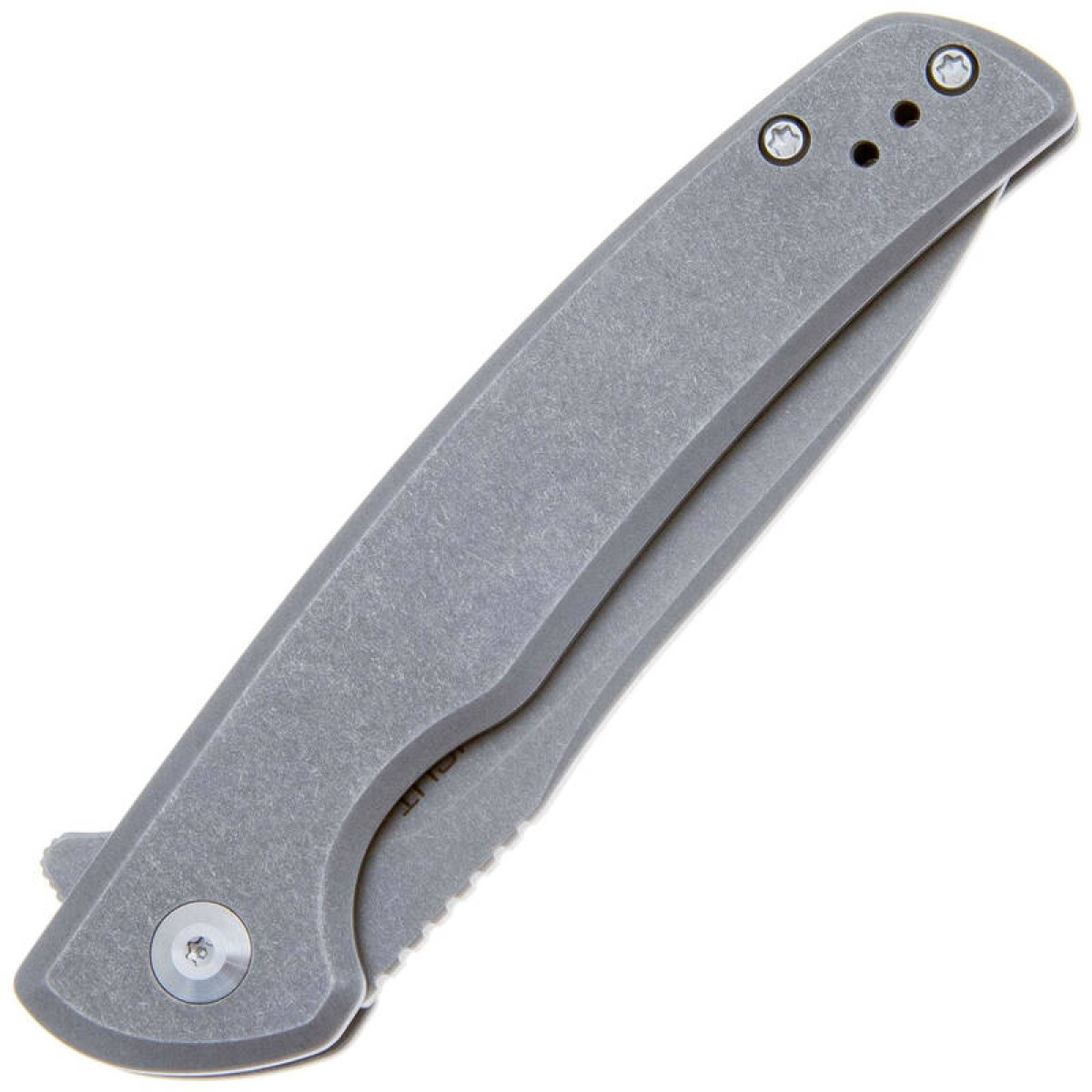 Складной нож Sencut Tynan Stonewash сталь SA10B, рукоять Stonewashed Steel 3