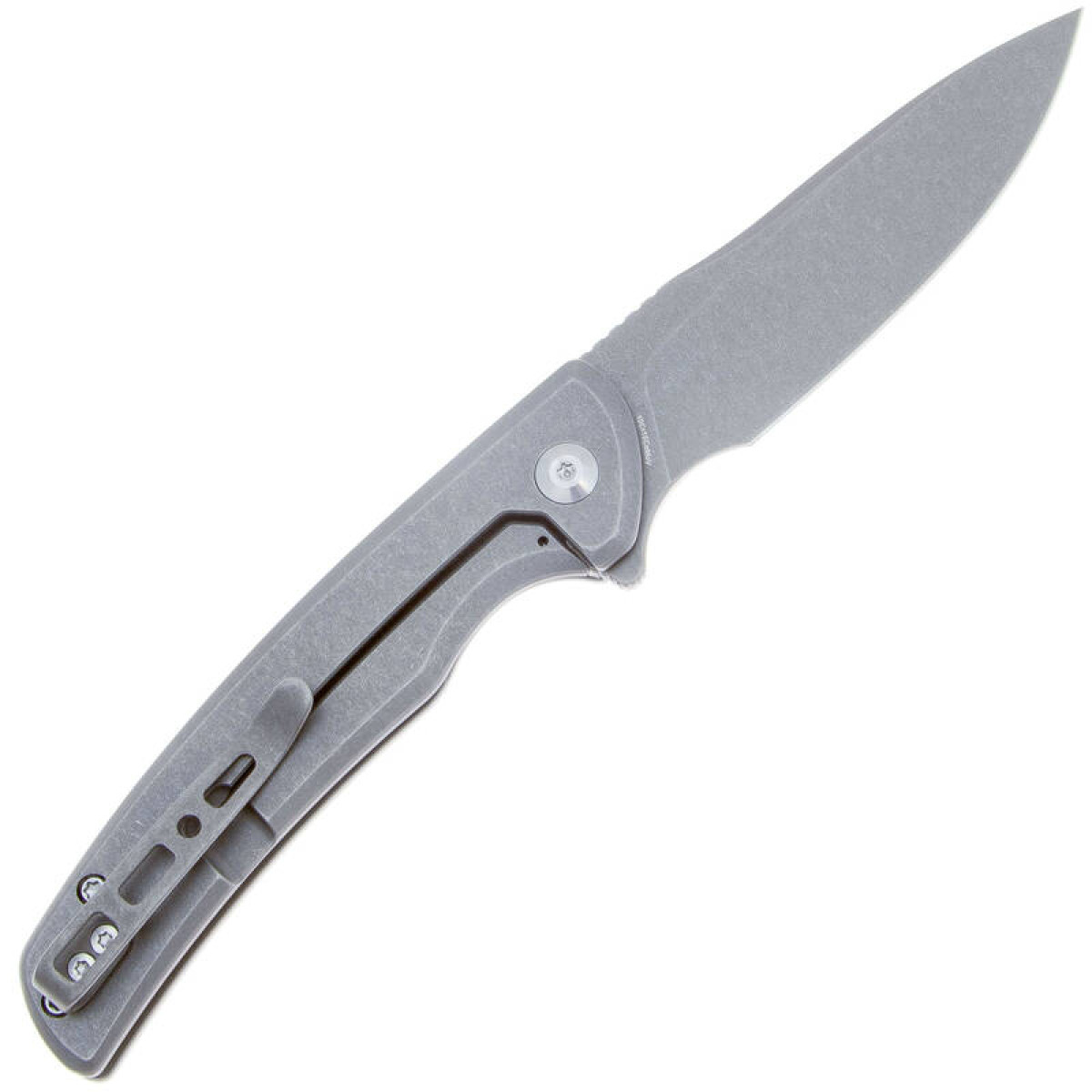 Складной нож Sencut Tynan Stonewash сталь SA10B, рукоять Stonewashed Steel 2