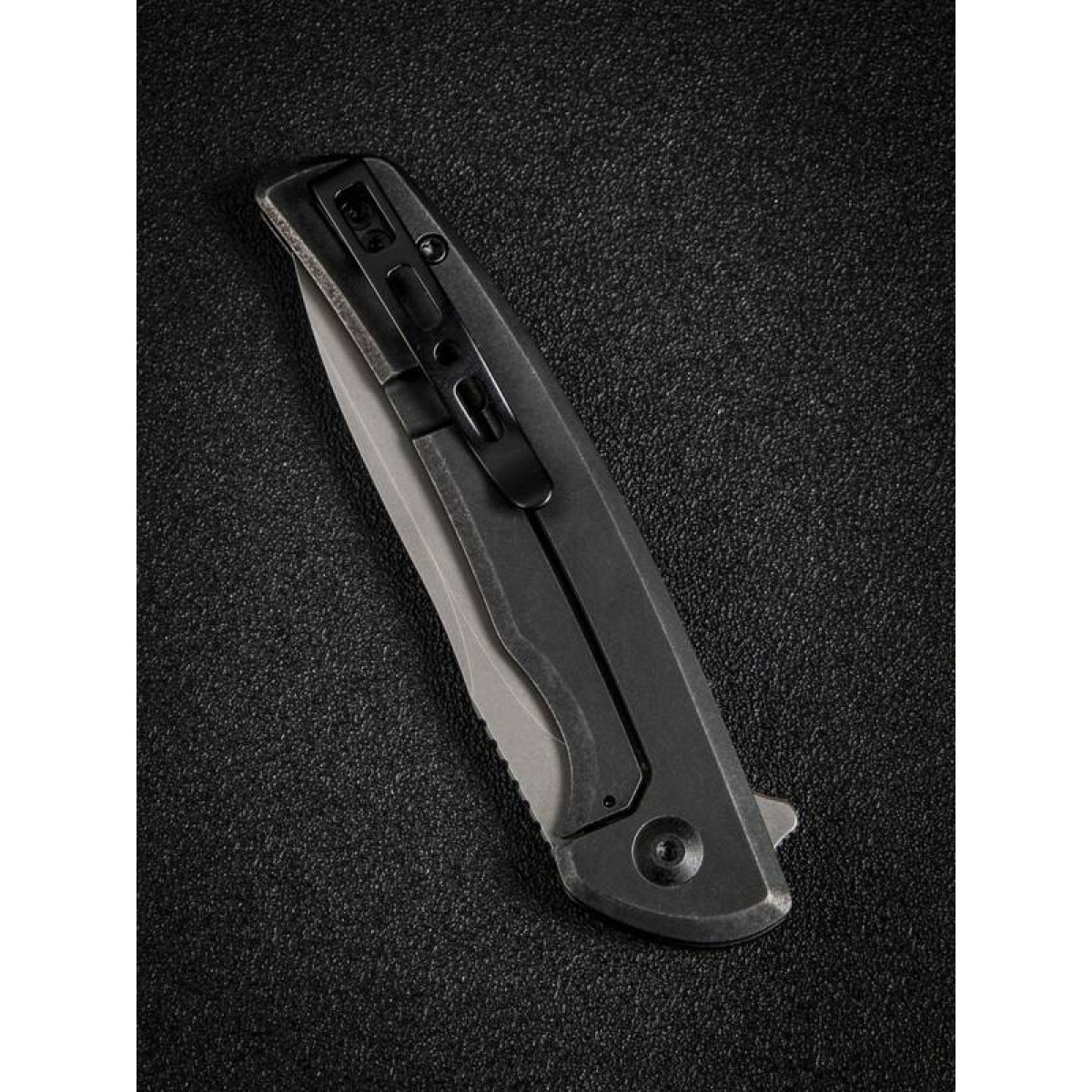Складной нож Sencut Tynan Stonewash сталь SA10A, рукоять Blackwashed Steel 8