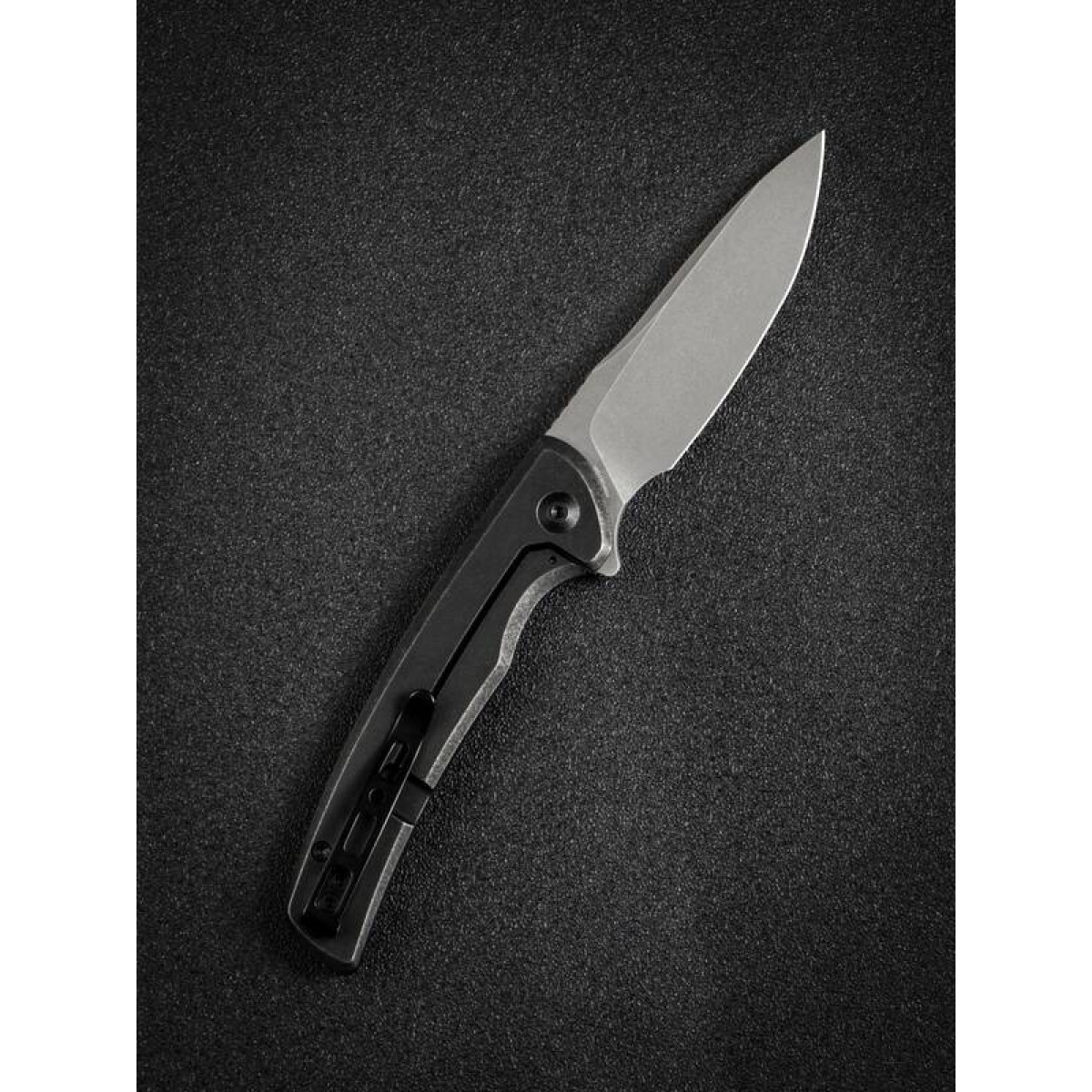 Складной нож Sencut Tynan Stonewash сталь SA10A, рукоять Blackwashed Steel 10