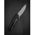 Складной нож Sencut Tynan Stonewash сталь SA10A, рукоять Blackwashed Steel