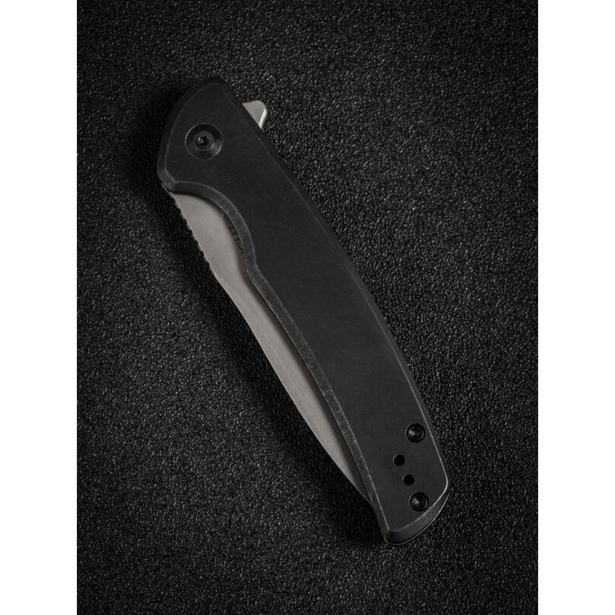 Складной нож Sencut Tynan Stonewash сталь SA10A, рукоять Blackwashed Steel 9