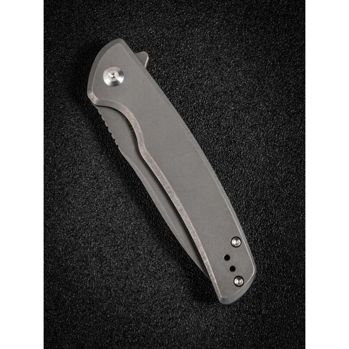 Складной нож Sencut Tynan Stonewash сталь SA10B, рукоять Stonewashed Steel 9