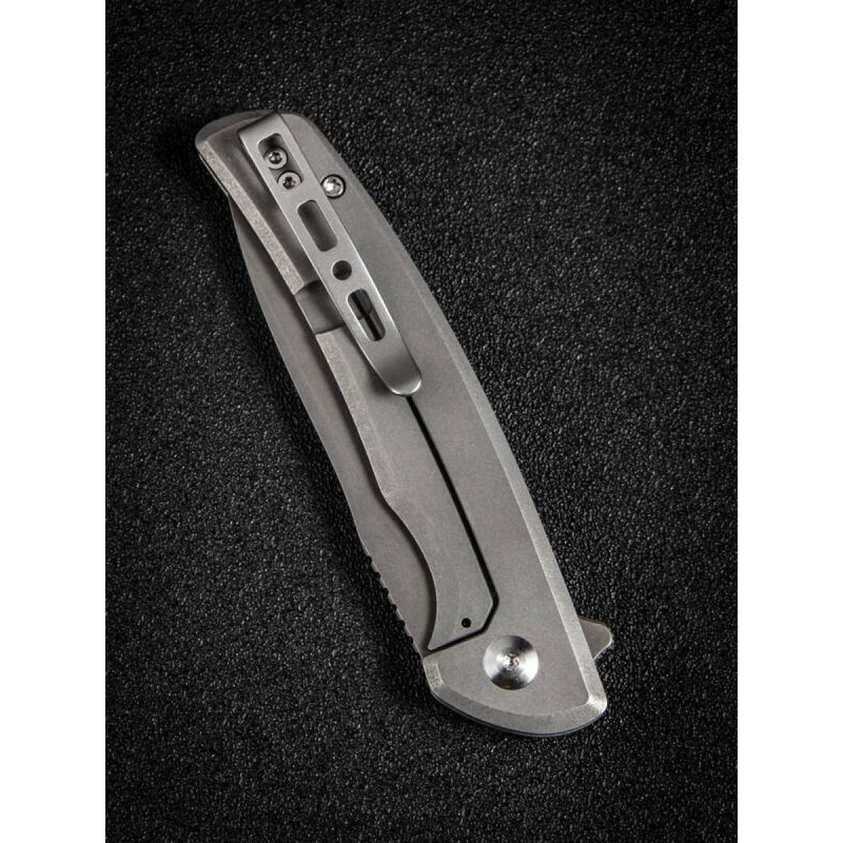 Складной нож Sencut Tynan Stonewash сталь SA10B, рукоять Stonewashed Steel 7