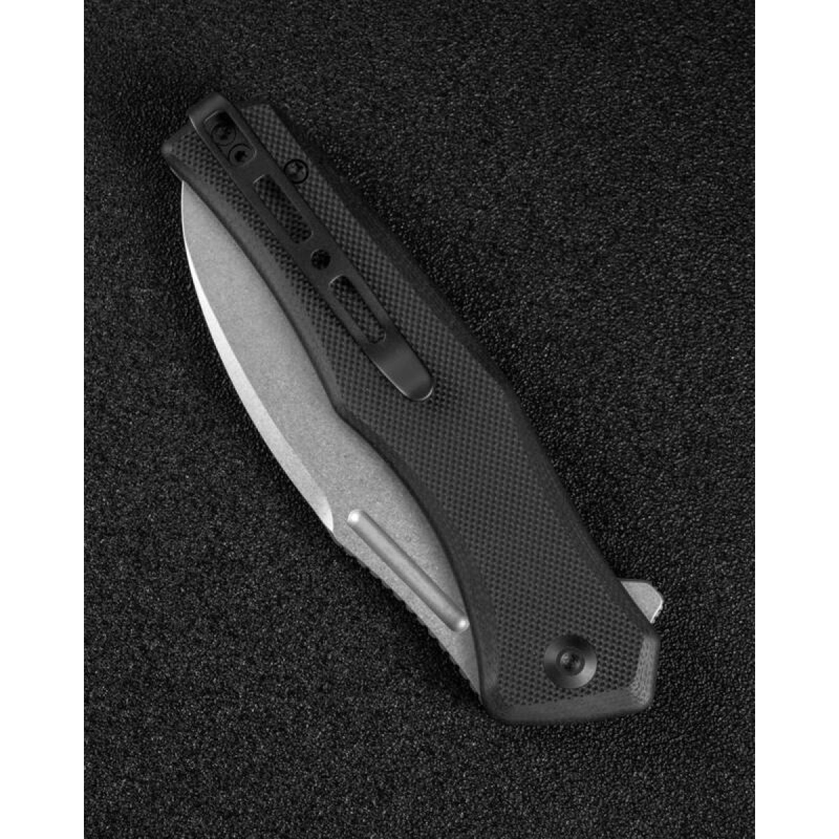 Складной нож Sencut Watauga Stonewash сталь D2 S21011-1, рукоять Black G10 8